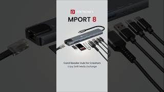 Portronics Mport 8 USB-C Hub: The Ultimate 8-in-1 Powerhouse for Your Devices!