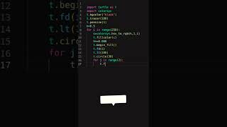 Design using Python turtle | Python Coding #pythonshorts #python #pythonprogramming #coding #viral