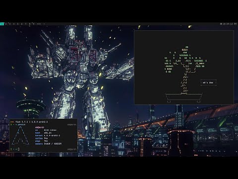 Minimal DWM Rice (Arch Linux)