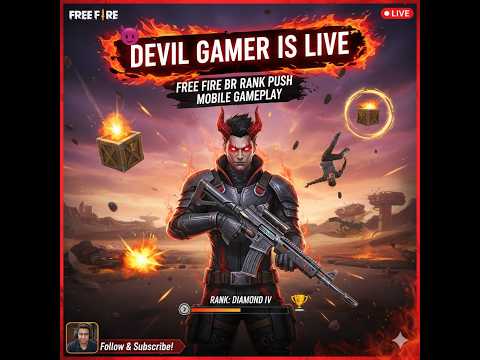 devil_gamer_^ Live 1"Grandmaster Push in 1 Sitting! 🏆 Don't Miss"#freefire  #shortfeed  #livegaming