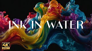 Ink in Water Abstract Liquids | 12 Hour Meditation Music Part 2 | 4K