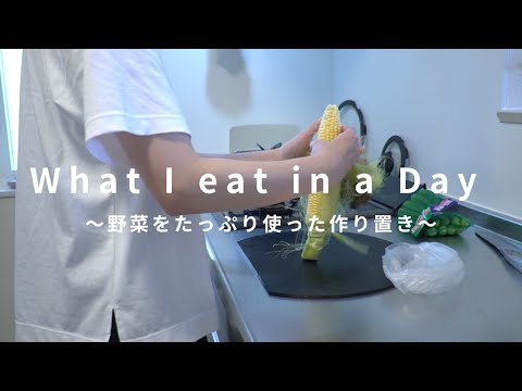 [Cooking vlog] healthy with lots of vegetables,What I Eat in a Day,simple  homemade meals