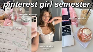 how i ROMANTICIZE school (study tips, grwm, note-taking, aesthetic)