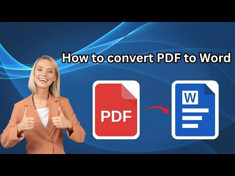 किसी भी PDF को Word में कैसे सेव करे | How to convert PDF to Word