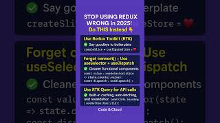 Modern Redux is 🔥 Stop writing old, bloated code. Learn Redux Toolkit & RTK Query now!