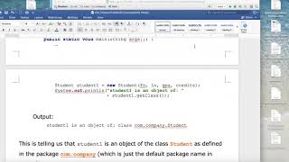 CPSC 220- ClassesTheDetails Part3 - Object class getClass()