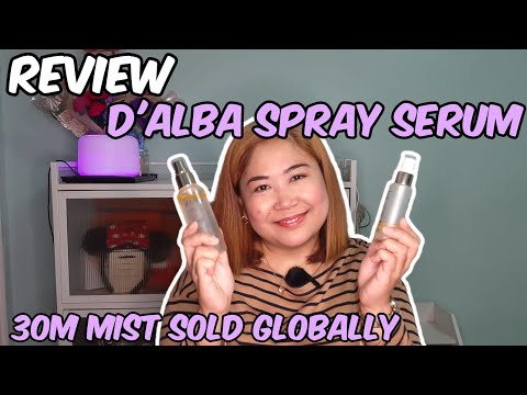 REVIEW d'Alba Best Selling White Truffle First Spray Serum | Wandering Riz