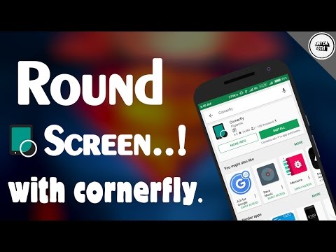 How to get LG G6 Round screen any Android phone without Root by Aditya.....!!