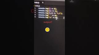Surprising Cases javascript concept 🤔