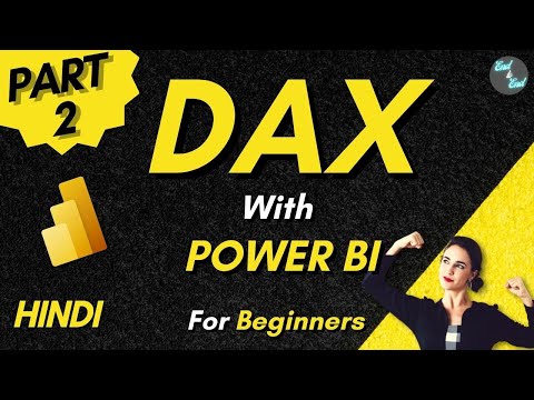 DAX With Power BI PART 2 | For Beginners | Hindi 2023 | Variables, Context, Functions