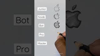 Apple logo drawing 😍 #shorts #apple #drawing #art