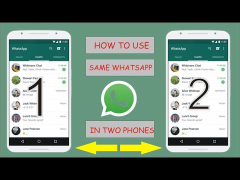 How To Use One WhatsApp In Two Mobiles || Same whatsapp in two different phones || 2020