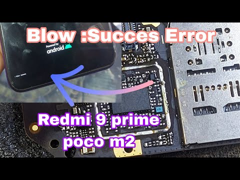 Blow: succes error restart after 3 min Redmi 9 / 9 prime /poco m2  solution 