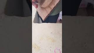 Upside down Glass of water 💧 Trick #shorts #scienceexperiment #science #experiment #easyscience