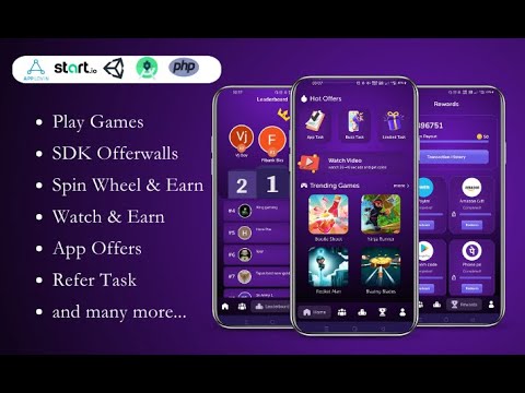 Gaming Reward App Source Code Android Studio