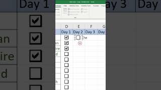 Checkboxes #shorts #excel #viralreel #exceltips #tips #tricks #viral #computertricks