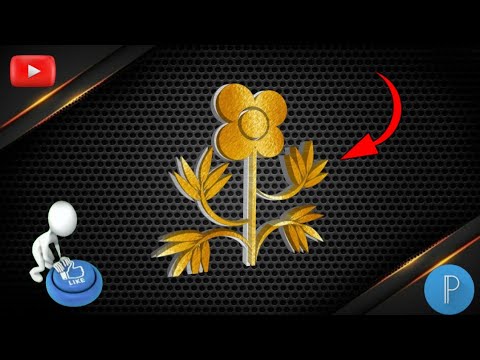 How To Make 3D Logo For YouTube On Mobile (Android & iOS) | 3D Logo Kaise Banaye? | Pixellab