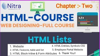 Full HTML Course | Beginner Hindi | Web Developer Chapter 2 #htmltutorial #htmlcourse
