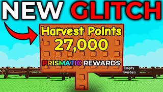 NEW HARVEST POINTS GLITCH Gives PRISMATIC REWARDS INSTANTLY! (Grow a Garden)