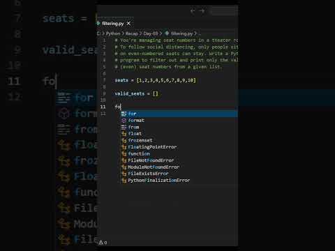 Python Recap Day-03🔥#coding #programming #python #ai #codingjourney #recap #coderzparadise