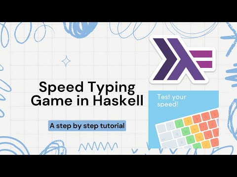 Build a CLI Speed Typing Game in Haskell | Concurrency & State Transformers | Vty Library Tutorial