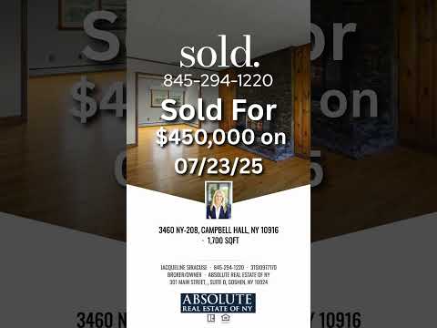 Just Sold! 🏡 3460 State Route 208, Campbell Hall NY | Sold for $450,000