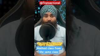 How to make @Transactional annotation work for method calls in the same class #javainterview #java