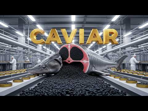 Inside the caviar factory – full process how luxury food is made