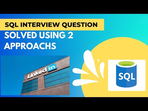 Linkedin SQL Interview Problem | Data Analytics #sqlinterviewquestions