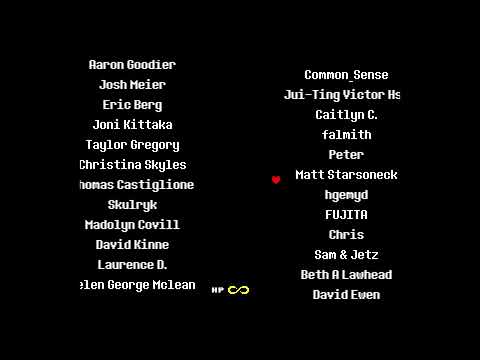 Undertale True Pacifist ending