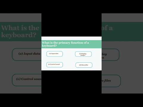 What is the primary function of a keyboard?#computermcqs#csmcqs#computersciencemcqs#computerquiz