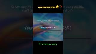 free fire not open server down free fire #shortsfeed #gamer444