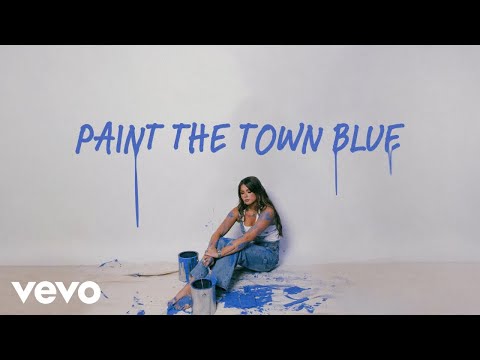 Ella Langley - paint the town blue (Official Lyric Visualizer)