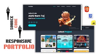 How to Make a Responsive Modern Portfolio Website | Html CSS JS Beginners To Advanced Full Tutorial