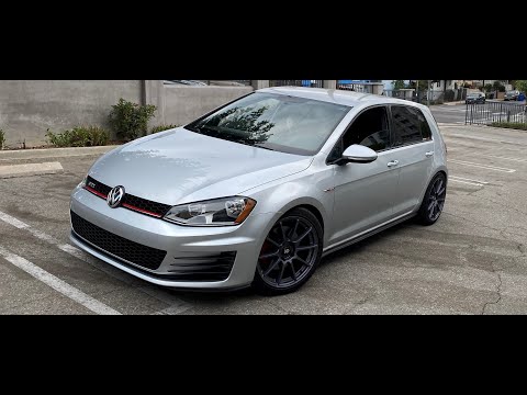 18 inch Sparco Assetto Gara Matte Graphite Silver Wheels on my Mk7 GTI