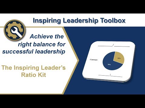 Achieve the right balance for successful Leadership: The inspiring Leader's Ratio Kit