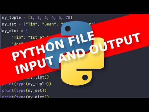 Python File Input and Output