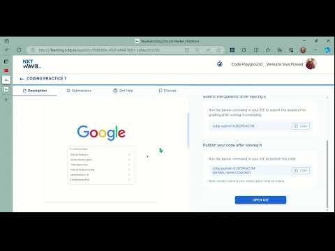 CODING PRACTICE 7   Google Search Suggestions