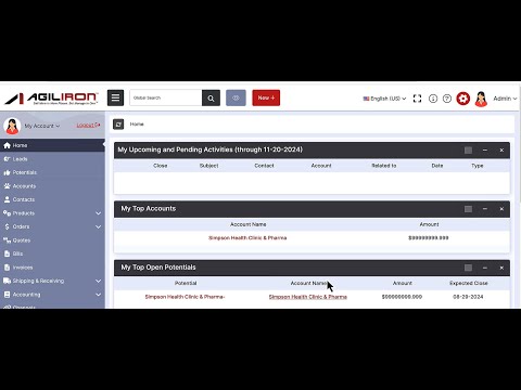 Agiliron Overview Demo