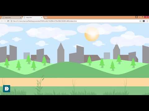 Multi background animation - Multi Background Parallax Animation using HTML and CSS