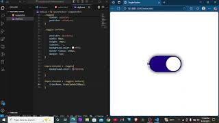 Learn how to create a toggle button using HTML, CSS
