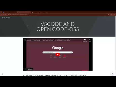 Create a website using Google sites
