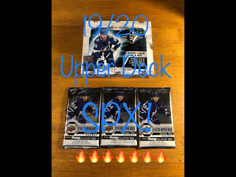 19/20 Upper Deck SPx Hockey Hobby Box Rare Box?!?