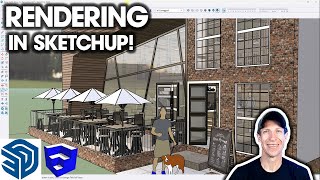 Getting Started with SketchUp 2025 Part 7 - Creating a Rendering!