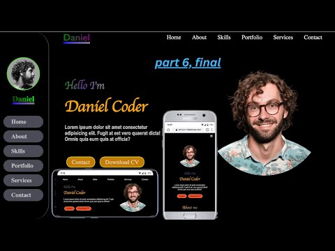 How To Create A Portfolio Website || HTML, CSS Tutorial