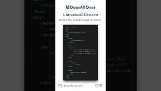 Essential HTML5 Elements & Attributes #html #html5 #htmltutorial #htmlelements #webdevelopment #web