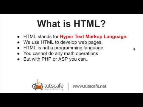 What is HTML? - HTML Tutorial for Beginners 1