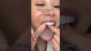 The proper way to floss! #floss #flossingteeth #dentist #flosspicks