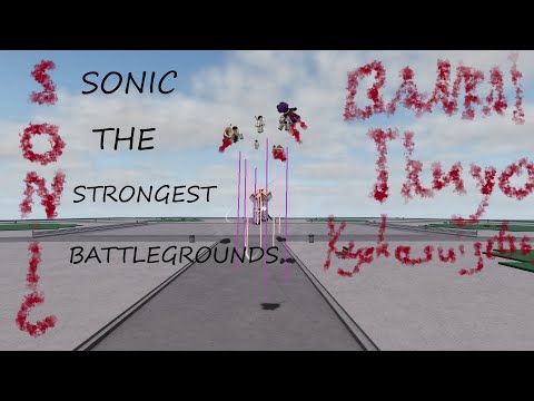 [TSB] Истинный Спидран, или же Соник в The Strongest Battlegrounds | TSB Roblox