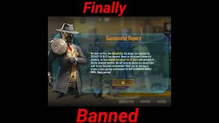 finally hacker banned thanks BGMI #bgmiop